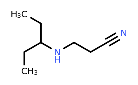 CAS 55619-08-4 | 3-[(Pentan-3-yl)amino]propanenitrile