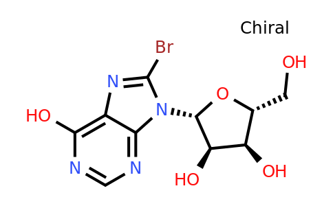 CAS 55627-73-1 | (2R,3R,4S,5R)-2-(8-Bromo-6-hydroxy-9H-purin-9-yl)-5-(hydroxymethyl)tetrahydrofuran-3,4-diol