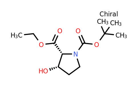 CAS 556798-62-0 | (2R, 3S)-1-N-Boc-3-hydroxy-pyrrolidine-2-carboxylic acid ethyl ester