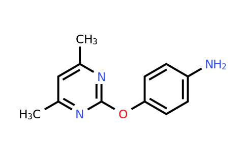CAS 55749-90-1 | 4-((4,6-Dimethylpyrimidin-2-yl)oxy)aniline