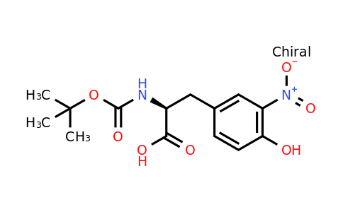 CAS 5575-03-1 | (S)-2-((tert-Butoxycarbonyl)amino)-3-(4-hydroxy-3-nitrophenyl)propanoic acid