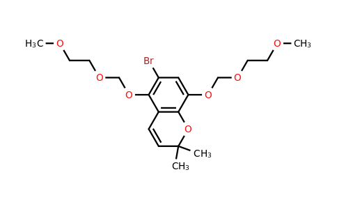 CAS 557757-31-0 | 2H-1-Benzopyran, 6-bromo-5,8-bis[(2-methoxyethoxy)methoxy]-2,2-dimethyl-