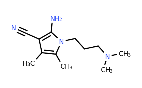 CAS 55817-76-0 | 2-amino-1-[3-(dimethylamino)propyl]-4,5-dimethyl-1H-pyrrole-3-carbonitrile
