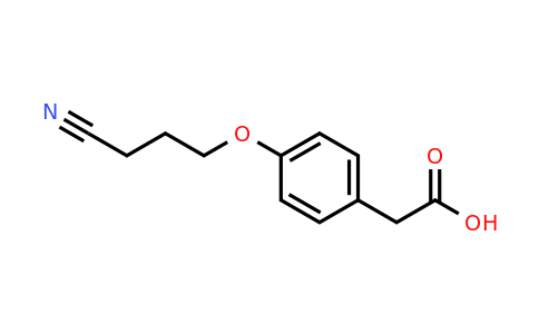 CAS 558640-84-9 | 2-[4-(3-Cyanopropoxy)phenyl]acetic acid