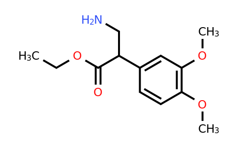 CAS 56003-06-6 | Ethyl 3-amino-2-(3,4-dimethoxyphenyl)propanoate