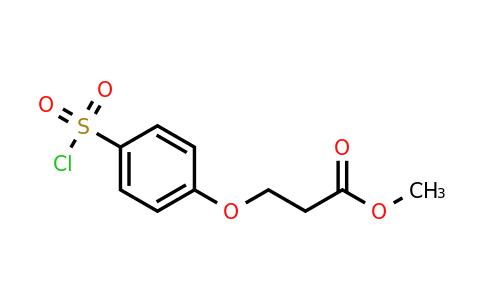 Methyl 3-[4-(chlorosulfonyl)phenoxy]propanoate