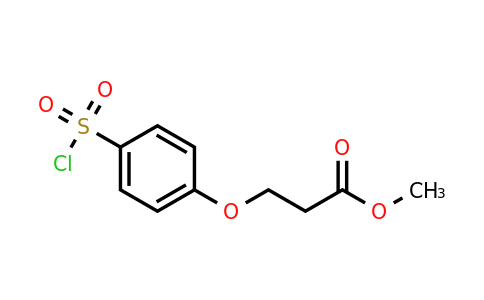 CAS 56077-79-3 | Methyl 3-[4-(chlorosulfonyl)phenoxy]propanoate