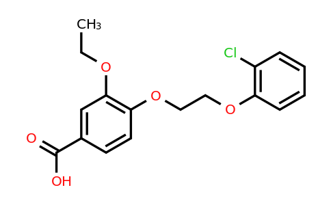 CAS 560998-04-1 | 4-[2-(2-chlorophenoxy)ethoxy]-3-ethoxybenzoic acid