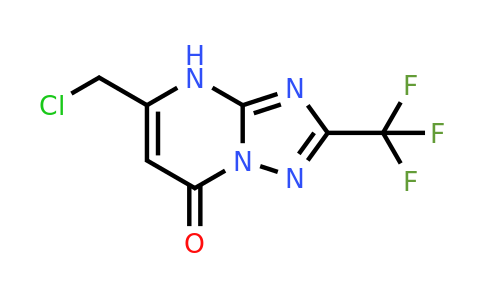 5-(chloromethyl)-2-(trifluoromethyl)-4H,7H-[1,2,4]triazolo[1,5-a]pyrimidin-7-one