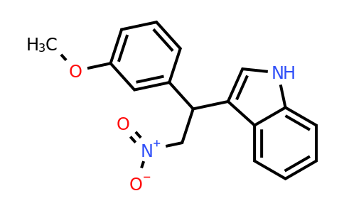 CAS 561012-67-7 | 3-[1-(3-methoxyphenyl)-2-nitroethyl]-1H-indole