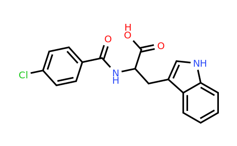 CAS 56116-67-7 | 2-[(4-chlorophenyl)formamido]-3-(1H-indol-3-yl)propanoic acid