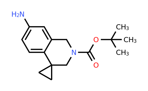 CAS 561297-88-9 | tert-Butyl 7'-amino-1'h-spiro[cyclopropane-1,4'-isoquinoline]-2'(3'h)-carboxylate