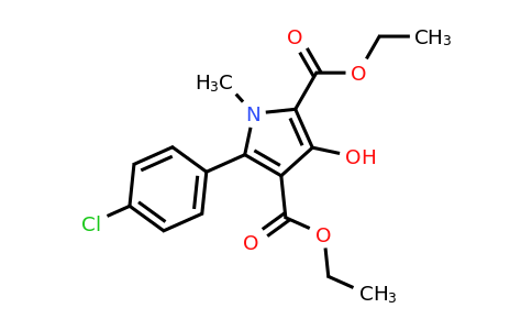 CAS 56163-70-3 | Diethyl 5-(4-chlorophenyl)-3-hydroxy-1-methyl-1H-pyrrole-2,4-dicarboxylate