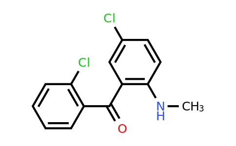 CAS 5621-86-3 | (5-Chloro-2-(methylamino)phenyl)(2-chlorophenyl)methanone
