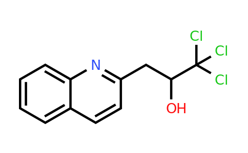 CAS 56211-74-6 | 1,1,1-Trichloro-3-(quinolin-2-yl)propan-2-ol