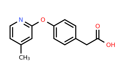 CAS 56308-60-2 | 2-{4-[(4-methylpyridin-2-yl)oxy]phenyl}acetic acid