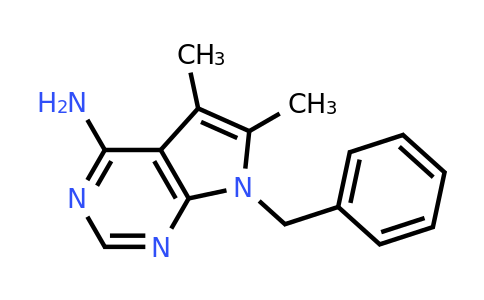 CAS 56344-53-7 | 7-benzyl-5,6-dimethyl-7H-pyrrolo[2,3-d]pyrimidin-4-amine