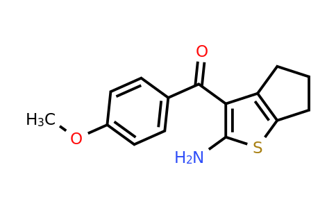 CAS 56416-46-7 | 3-(4-methoxybenzoyl)-4H,5H,6H-cyclopenta[b]thiophen-2-amine