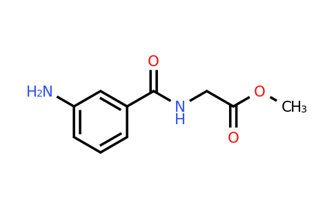 CAS 56445-69-3 | Methyl 2-[(3-aminophenyl)formamido]acetate