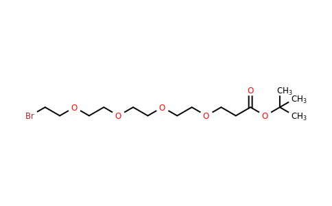 CAS 564476-32-0 | tert-Butyl 1-bromo-3,6,9,12-tetraoxapentadecan-15-oate