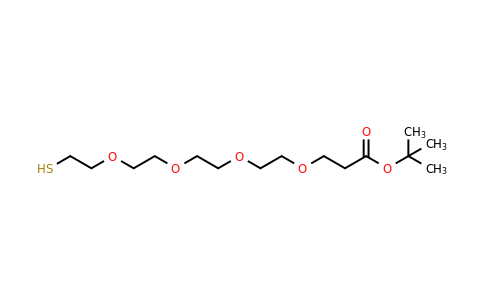 CAS 564476-33-1 | tert-Butyl 1-mercapto-3,6,9,12-tetraoxapentadecan-15-oate