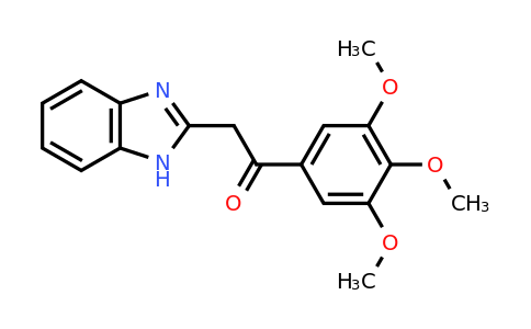 CAS 565166-62-3 | 2-(1H-1,3-benzodiazol-2-yl)-1-(3,4,5-trimethoxyphenyl)ethan-1-one