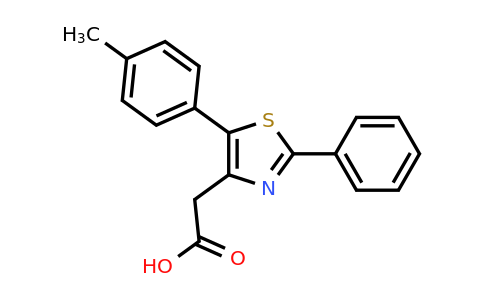 CAS 565166-95-2 | 2-[5-(4-methylphenyl)-2-phenyl-1,3-thiazol-4-yl]acetic acid