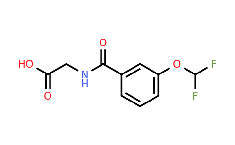 CAS 565167-97-7 | 2-{[3-(difluoromethoxy)phenyl]formamido}acetic acid