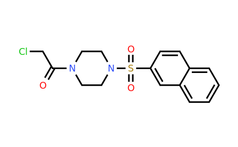 CAS 565168-21-0 | 2-chloro-1-[4-(naphthalene-2-sulfonyl)piperazin-1-yl]ethan-1-one