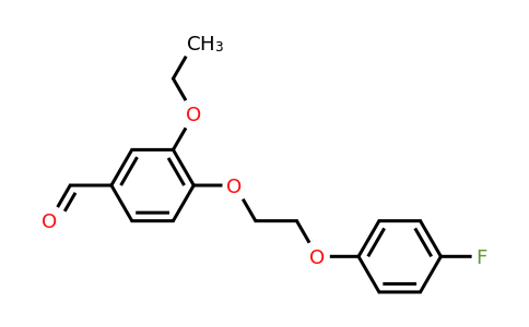 CAS 565168-89-0 | 3-ethoxy-4-[2-(4-fluorophenoxy)ethoxy]benzaldehyde