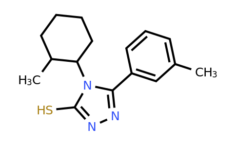 CAS 565169-48-4 | 4-(2-methylcyclohexyl)-5-(3-methylphenyl)-4H-1,2,4-triazole-3-thiol