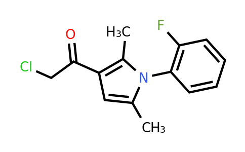 CAS 565170-64-1 | 2-Chloro-1-(1-(2-fluorophenyl)-2,5-dimethyl-1H-pyrrol-3-yl)ethanone