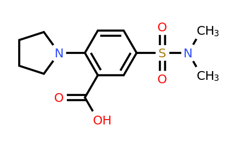 CAS 565171-01-9 | 5-(dimethylsulfamoyl)-2-(pyrrolidin-1-yl)benzoic acid