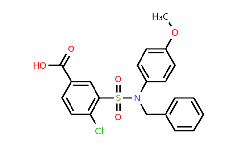 CAS 565173-05-9 | 3-[benzyl(4-methoxyphenyl)sulfamoyl]-4-chlorobenzoic acid