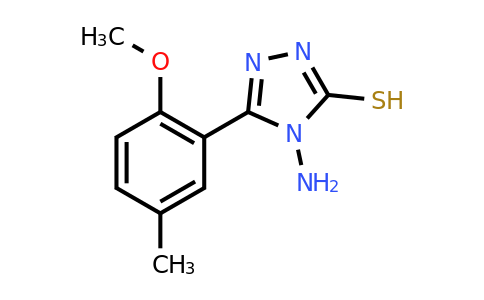 CAS 565178-09-8 | 4-amino-5-(2-methoxy-5-methylphenyl)-4H-1,2,4-triazole-3-thiol