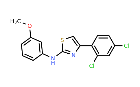 CAS 565178-11-2 | 4-(2,4-dichlorophenyl)-N-(3-methoxyphenyl)-1,3-thiazol-2-amine