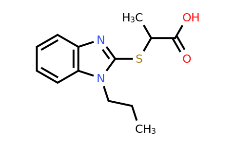 CAS 565179-46-6 | 2-[(1-propyl-1H-1,3-benzodiazol-2-yl)sulfanyl]propanoic acid