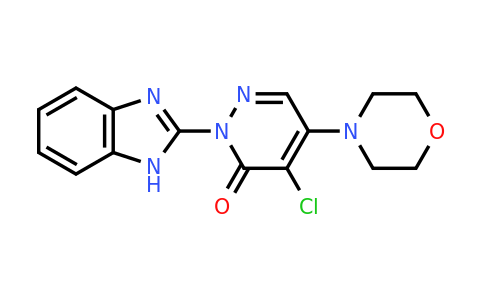 CAS 565192-21-4 | 2-(1H-1,3-benzodiazol-2-yl)-4-chloro-5-(morpholin-4-yl)-2,3-dihydropyridazin-3-one