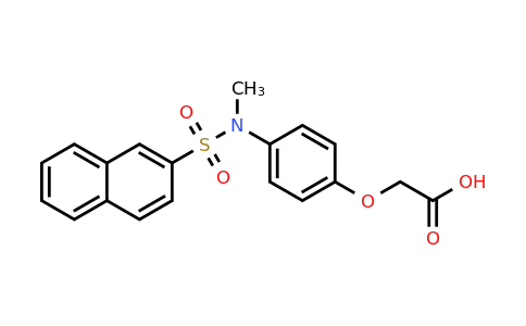 CAS 565192-23-6 | 2-[4-(N-methylnaphthalene-2-sulfonamido)phenoxy]acetic acid
