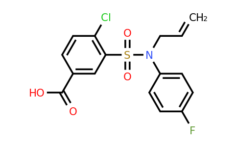 CAS 565192-80-5 | 4-chloro-3-[(4-fluorophenyl)(prop-2-en-1-yl)sulfamoyl]benzoic acid