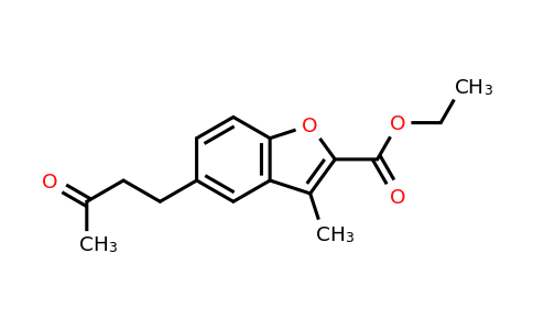 CAS 565192-81-6 | ethyl 3-methyl-5-(3-oxobutyl)-1-benzofuran-2-carboxylate