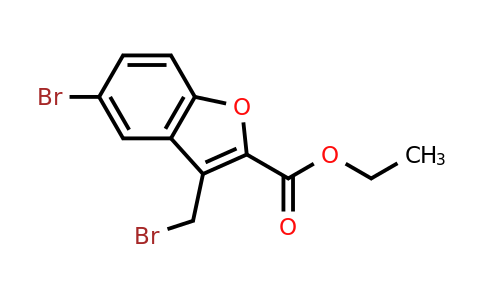CAS 565192-82-7 | ethyl 5-bromo-3-(bromomethyl)-1-benzofuran-2-carboxylate