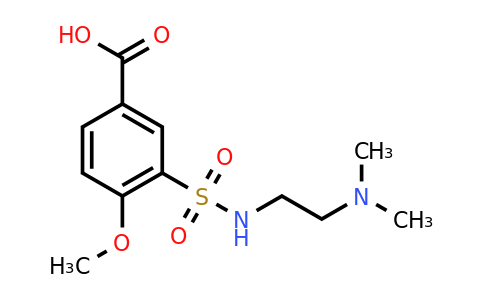 CAS 565193-17-1 | 3-{[2-(dimethylamino)ethyl]sulfamoyl}-4-methoxybenzoic acid