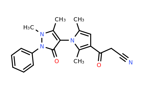 CAS 565193-58-0 | 3-[1-(1,5-dimethyl-3-oxo-2-phenyl-2,3-dihydro-1H-pyrazol-4-yl)-2,5-dimethyl-1H-pyrrol-3-yl]-3-oxopropanenitrile