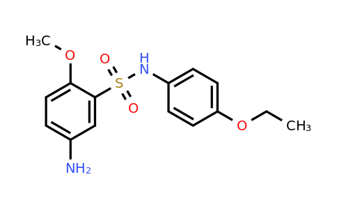 CAS 565194-84-5 | 5-Amino-N-(4-ethoxyphenyl)-2-methoxybenzenesulfonamide