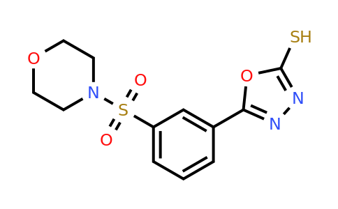 CAS 565194-87-8 | 5-[3-(morpholine-4-sulfonyl)phenyl]-1,3,4-oxadiazole-2-thiol