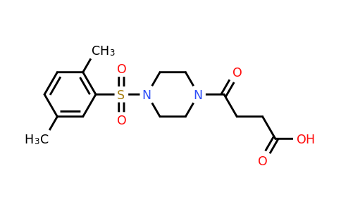 CAS 565198-65-4 | 4-[4-(2,5-dimethylbenzenesulfonyl)piperazin-1-yl]-4-oxobutanoic acid