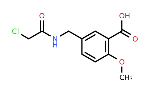 5-[(2-chloroacetamido)methyl]-2-methoxybenzoic acid