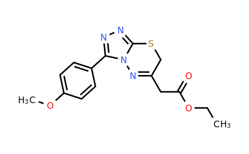 CAS 565207-39-8 | ethyl 2-[3-(4-methoxyphenyl)-7H-[1,2,4]triazolo[3,4-b][1,3,4]thiadiazin-6-yl]acetate