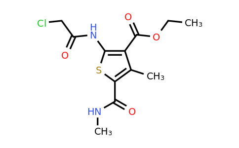 CAS 565207-41-2 | ethyl 2-(2-chloroacetamido)-4-methyl-5-(methylcarbamoyl)thiophene-3-carboxylate